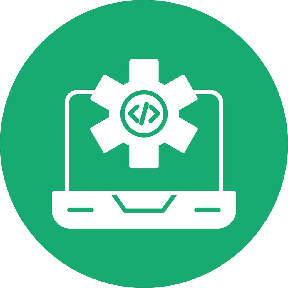 Dev Environment Workspace Glyph Multi Circle vector