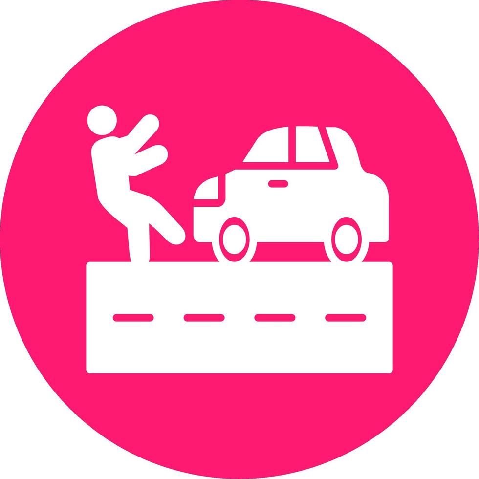 Post Accident Procedure Guide Glyph Multi Circle vector