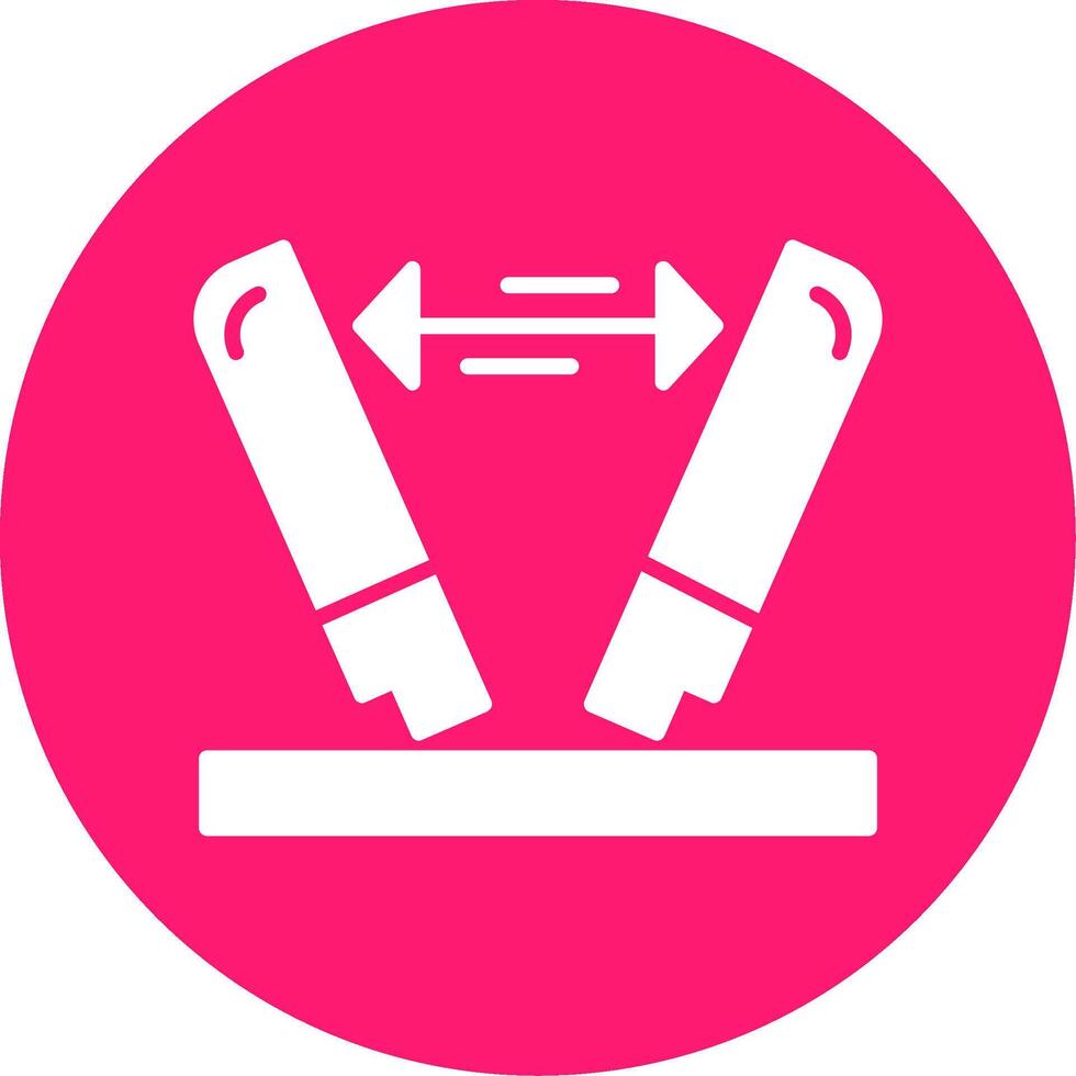 Payload Too Large Error Glyph Multi Circle vector