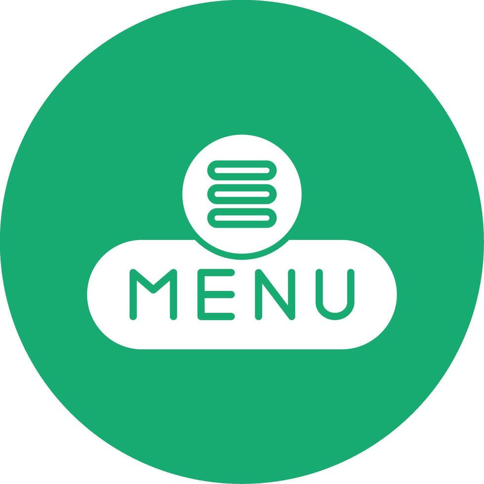 Expand Menu Button Glyph Multi Circle vector