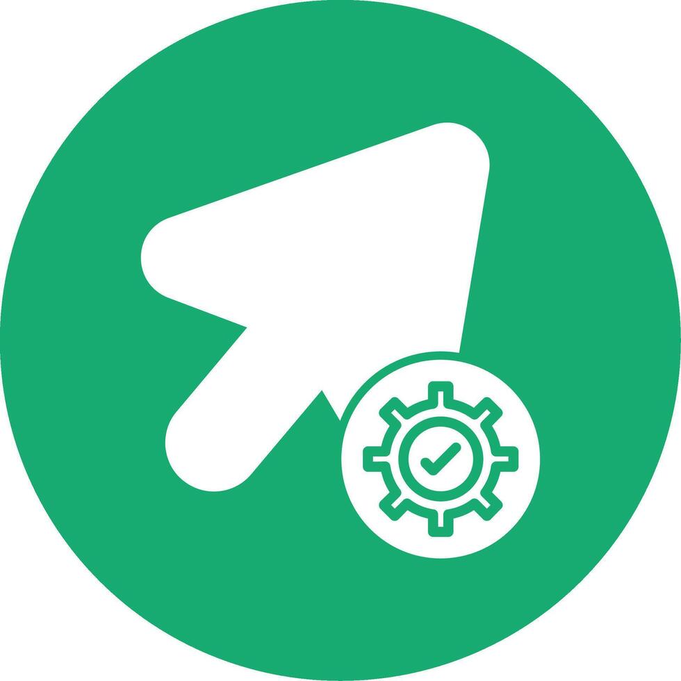 actualizar aplicación versión glifo multi circulo vector