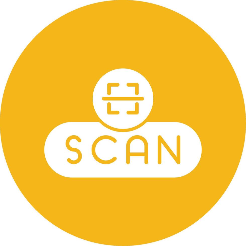 Start Scan Button Glyph Multi Circle vector