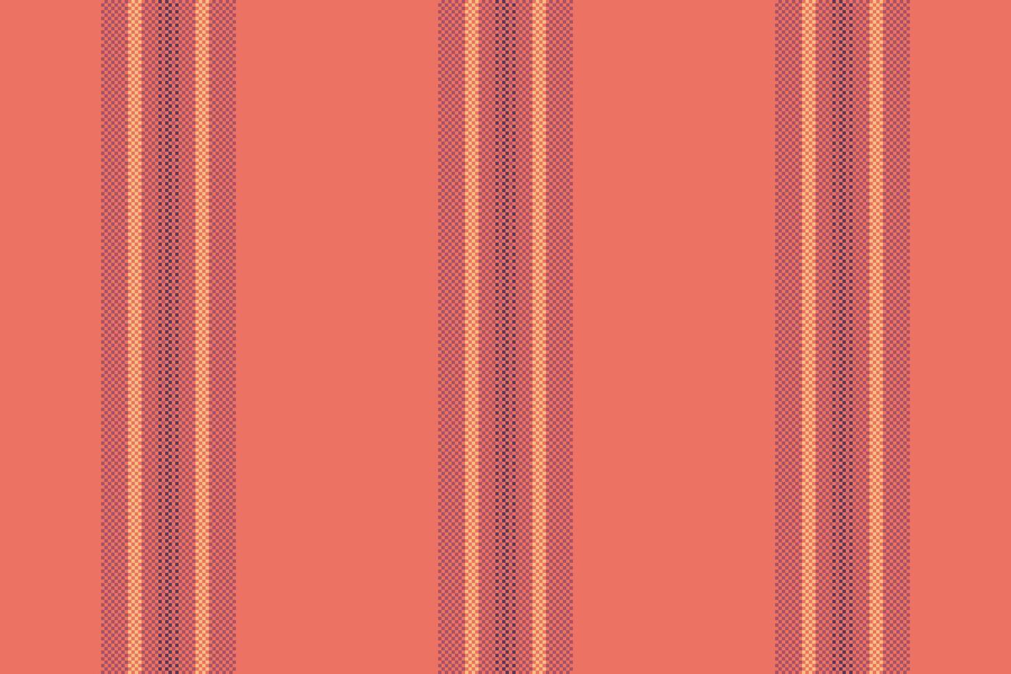 Warm coral background with vertical stripes. Versatile seamless pattern for textile design, wallpaper, or wrapping paper. Evokes a sense of simple elegance. vector