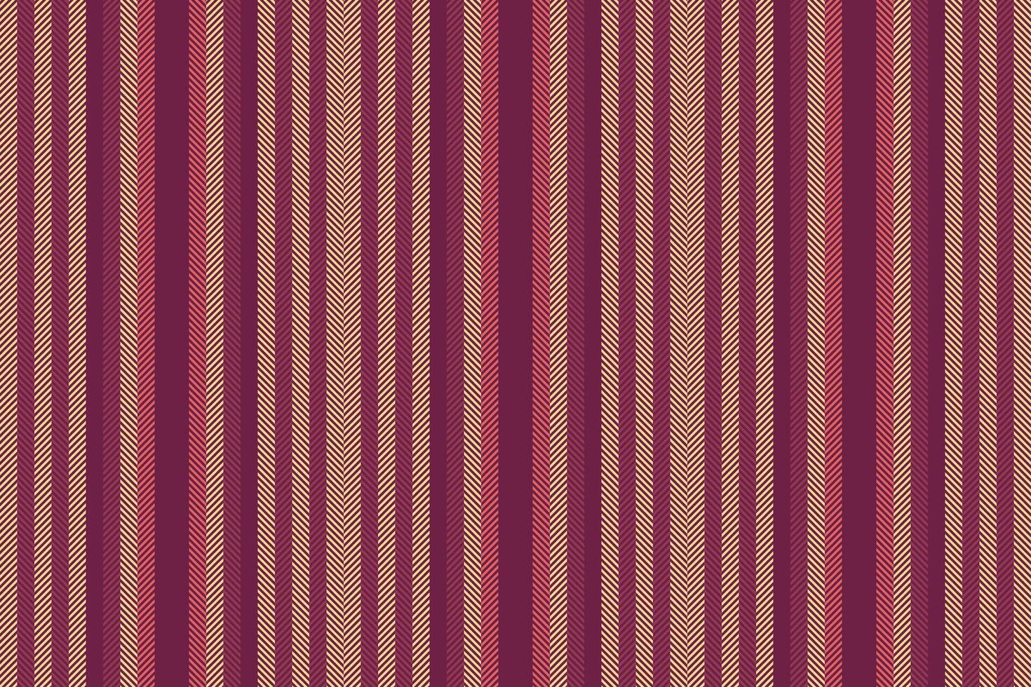 Clace stripe textile pattern, popular vertical background . Hsa texture seamless fabric lines in pink and red colors. vector