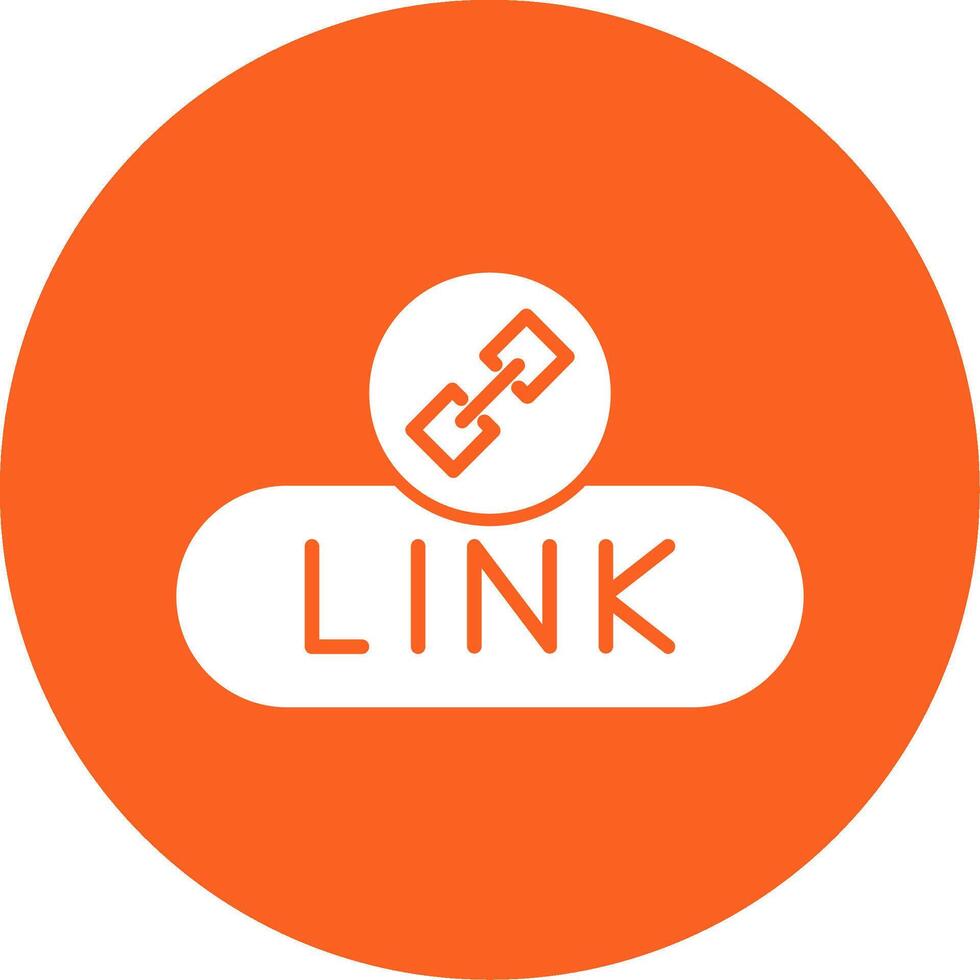 Add Link Button Glyph Multi Circle vector
