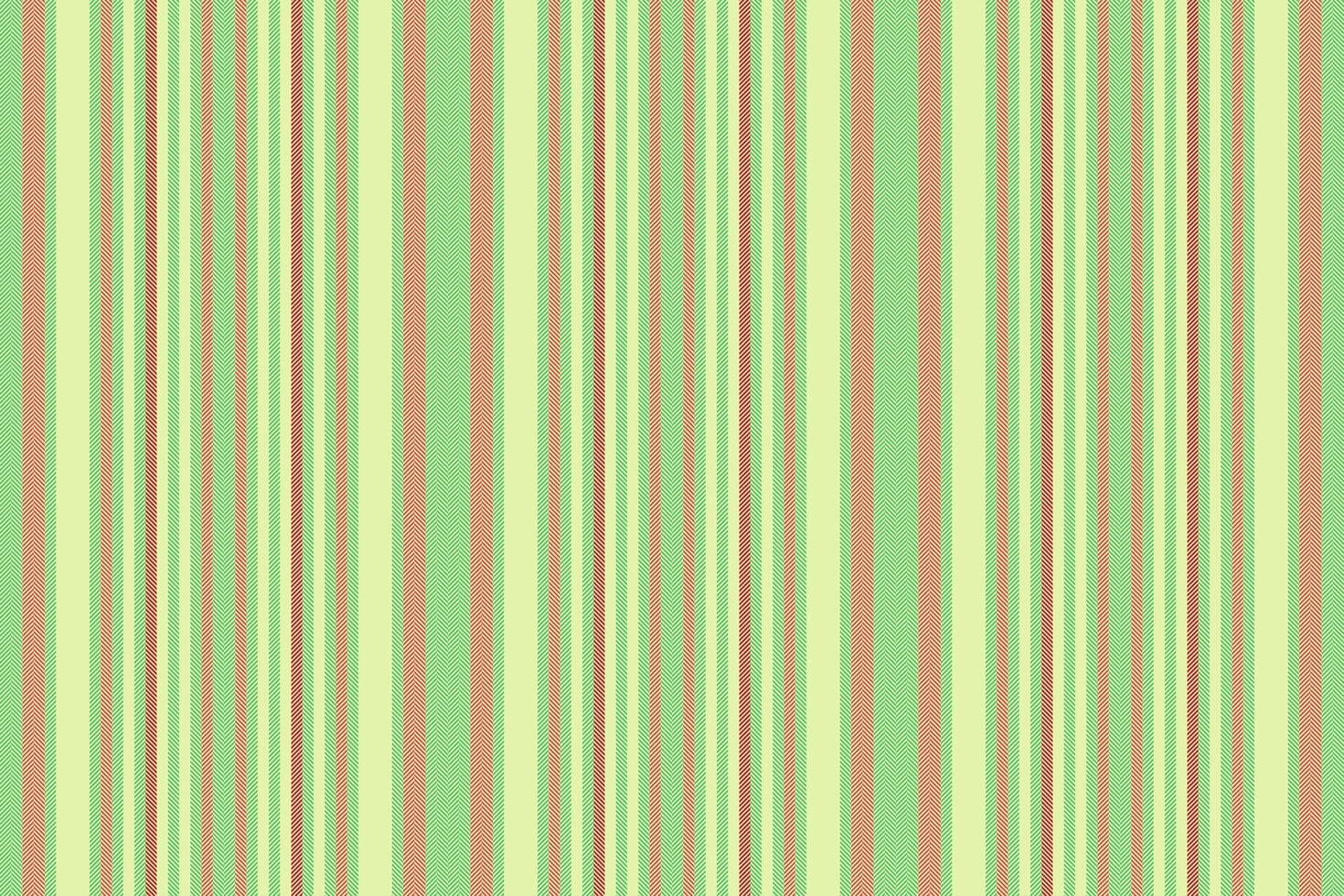 Styling pattern texture, plank vertical textile fabric. Lixties lines stripe background seamless in light and green colors. vector