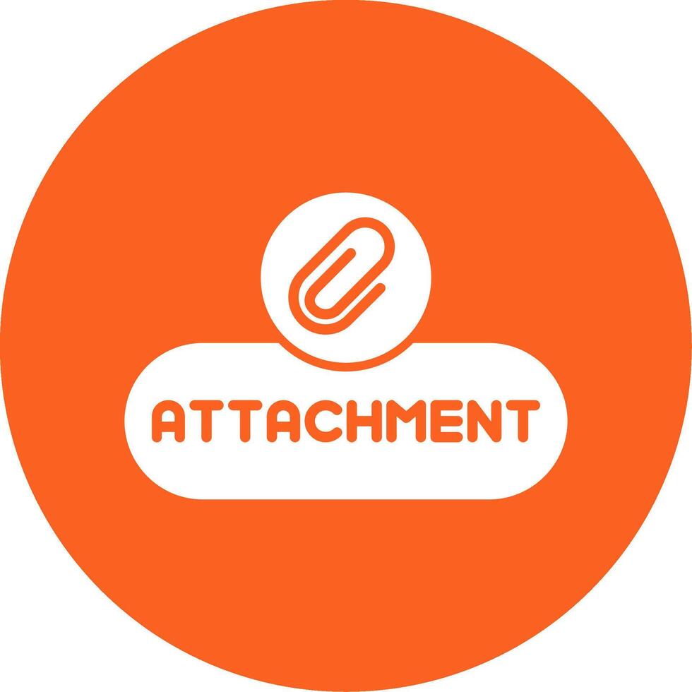 Add Attachment Button Glyph Multi Circle vector