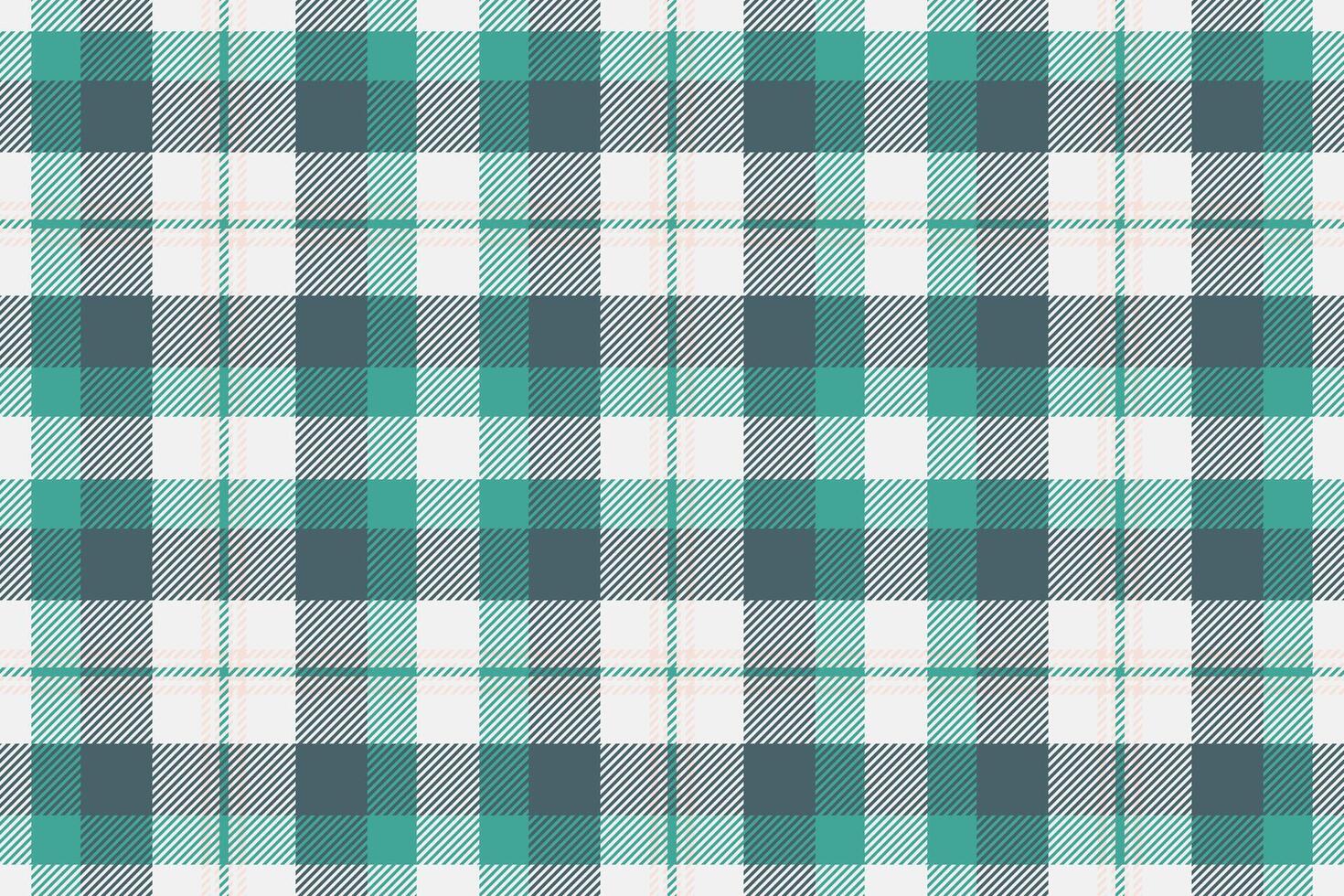 Elegant teal and white plaid pattern. Perfect for textile design, fashion, website backgrounds, or scrapbooking. The subtle color palette evokes a sense of calm and sophistication. vector