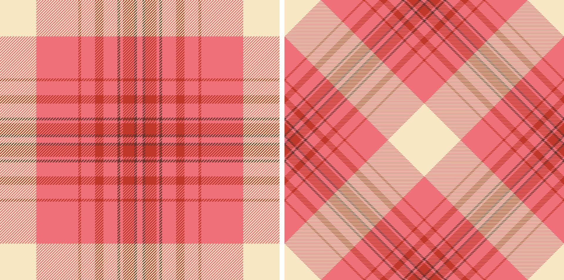 Fabric plaid seamless of texture check background with a pattern textile tartan. Set in gradient colors. Scottish fashion trends. vector