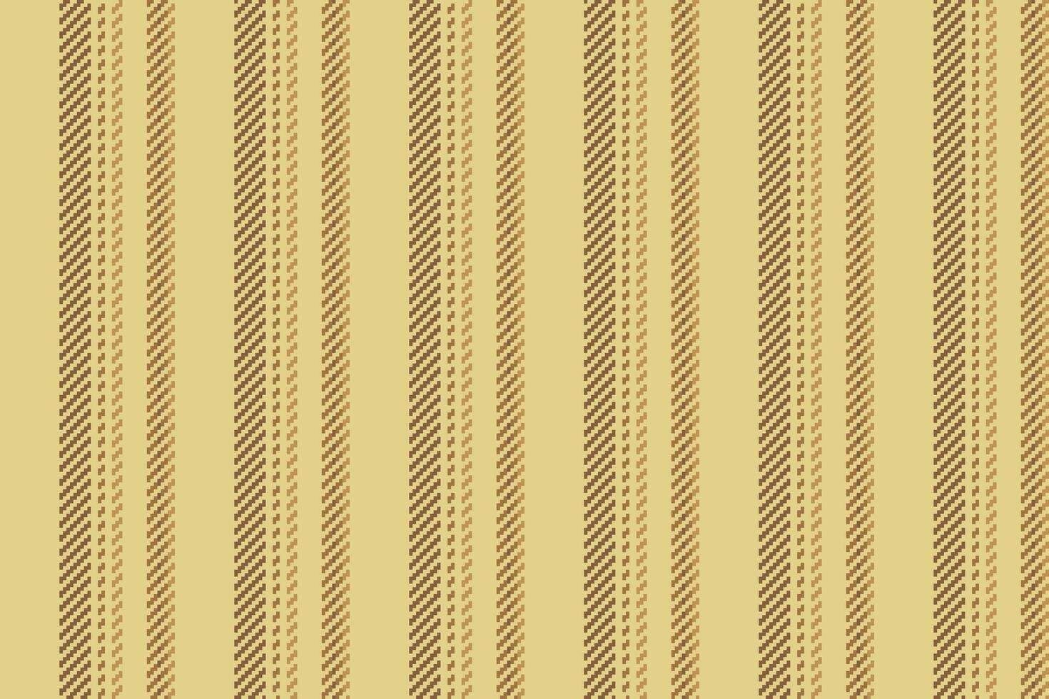 Merry fabric seamless , harmony pattern textile vertical. Garment texture lines stripe background in yellow and orange colors. vector