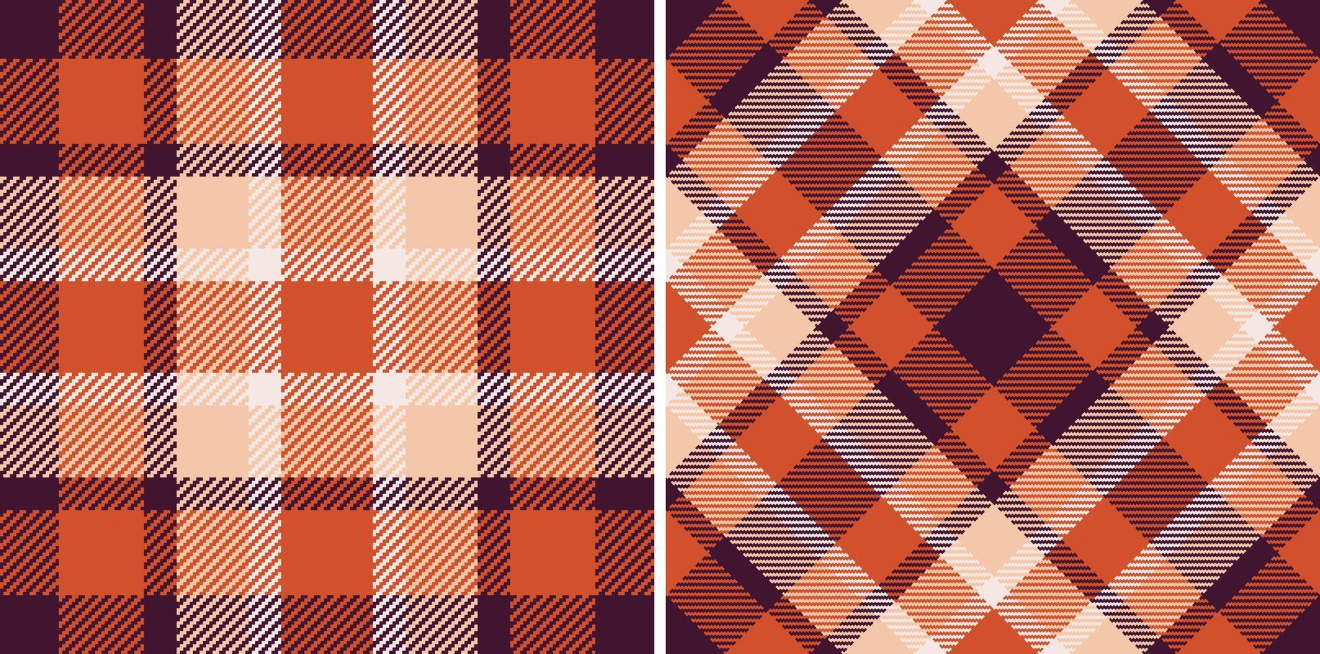 Pattern background fabric of textile plaid with a check tartan texture seamless. Set in gold colors. Best trousers for a professional look. vector