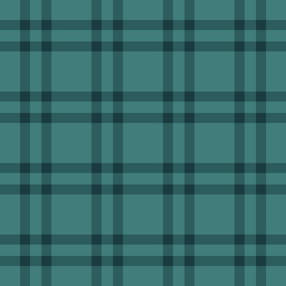 Seamless teal plaid pattern. Perfect for backgrounds, textiles, or design elements. A versatile, classic design. Use for digital paper, print projects, or web design. vector