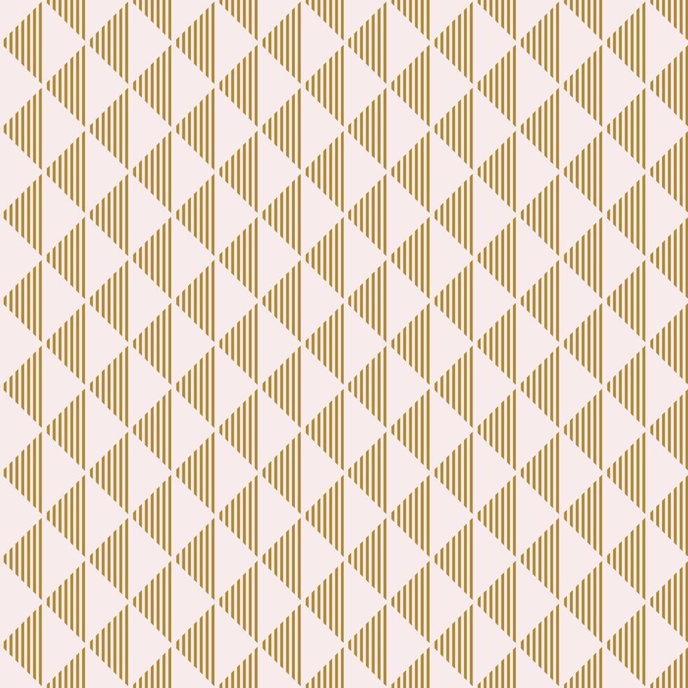 Seamless geometric pattern with a repeating design of rhombuses filled with parallel lines. vector
