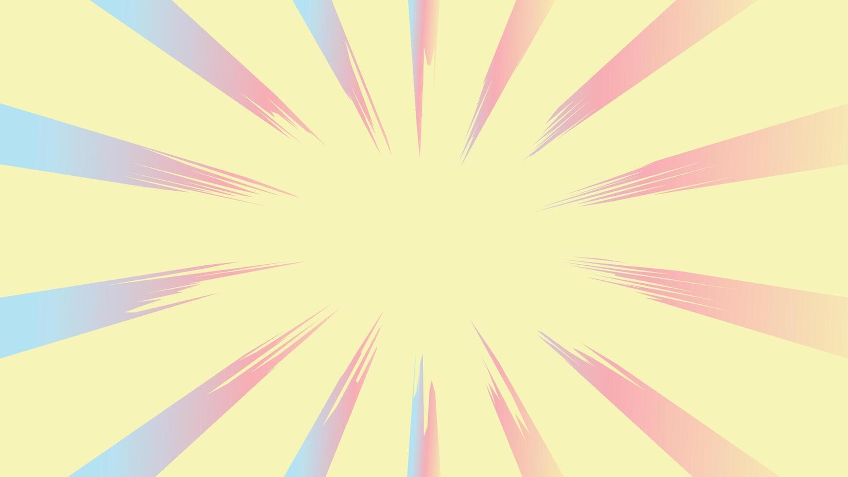 yellow abstract background with exploding lines vector