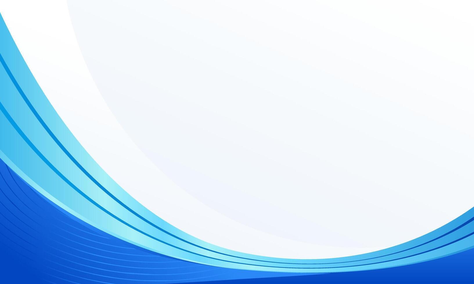 Abstract Blue and White Wave Pattern as a Clean and Modern Background vector