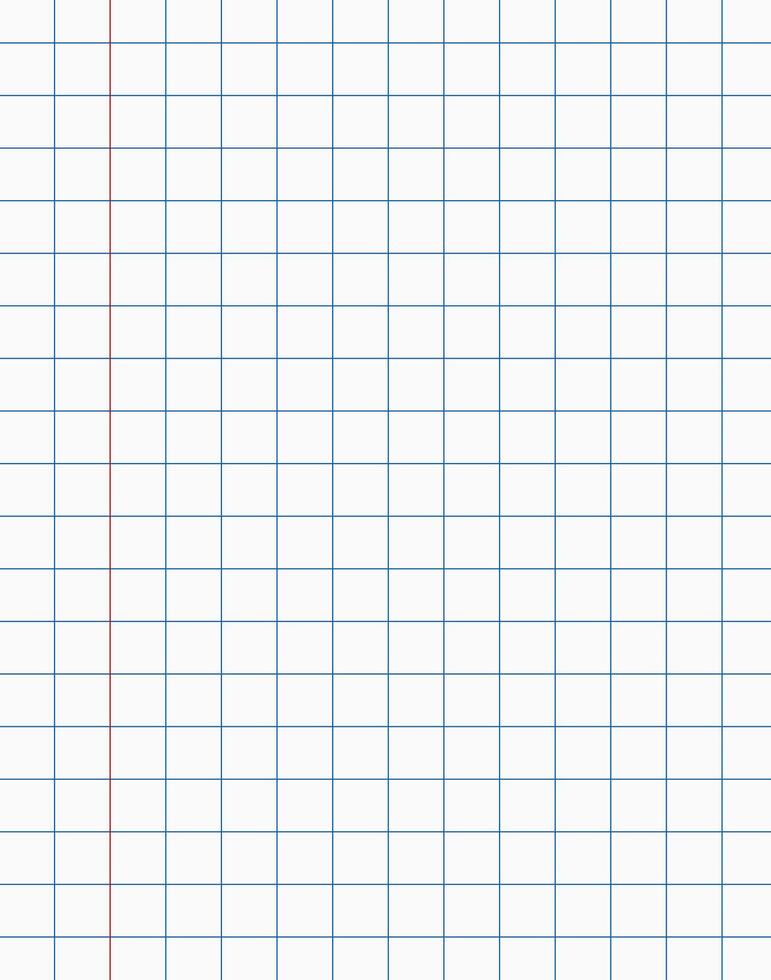 cartesian Grid notepaper design Notebook background blank page vector