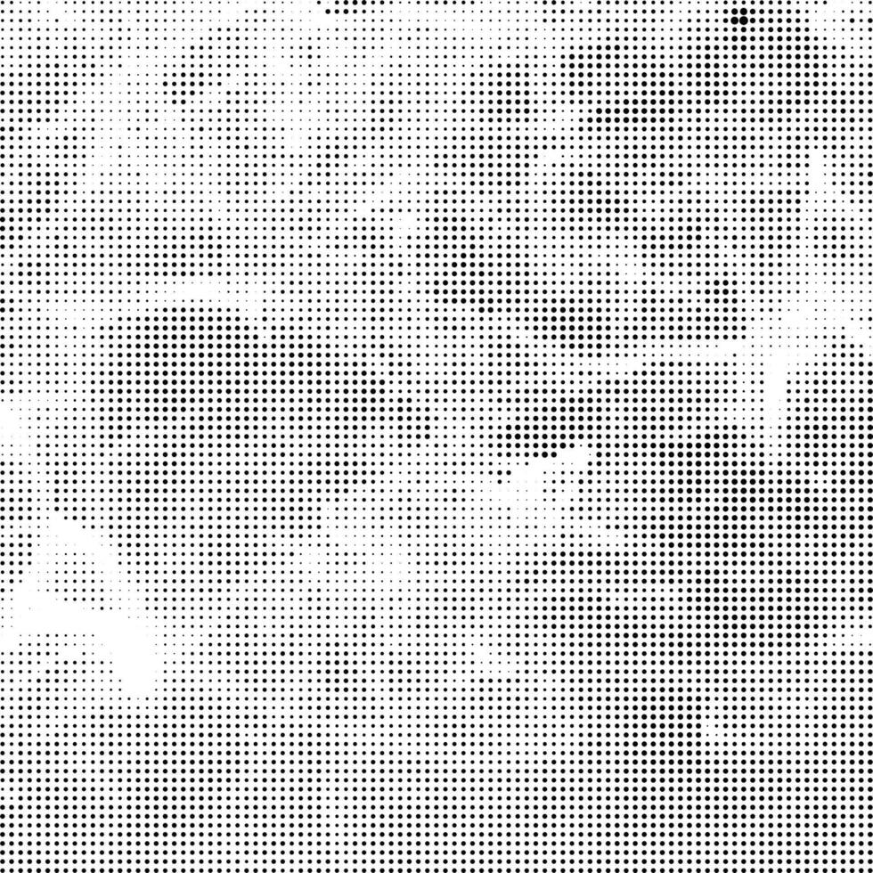 Halftone Pattern. Set of Dots. Dotted Texture on White Background. Overlay Grunge Template. Distress Linear Design. Fade Monochrome Points. Old Pop Art Backdrop. vector