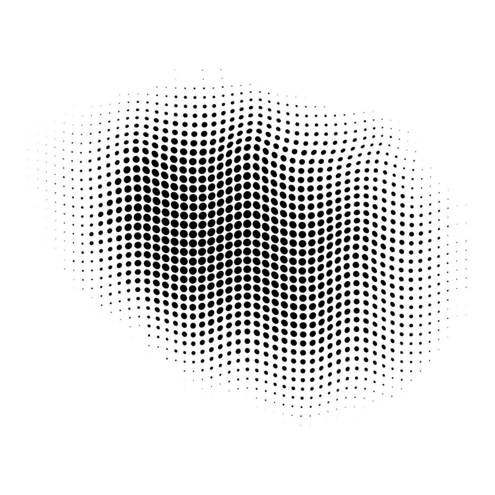 Halftone Pattern. Set of Dots. Dotted Texture on White Background. Overlay Grunge Template. Distress Linear Design. Retro Fade Monochrome Points. Pop Art Backdrop. vector