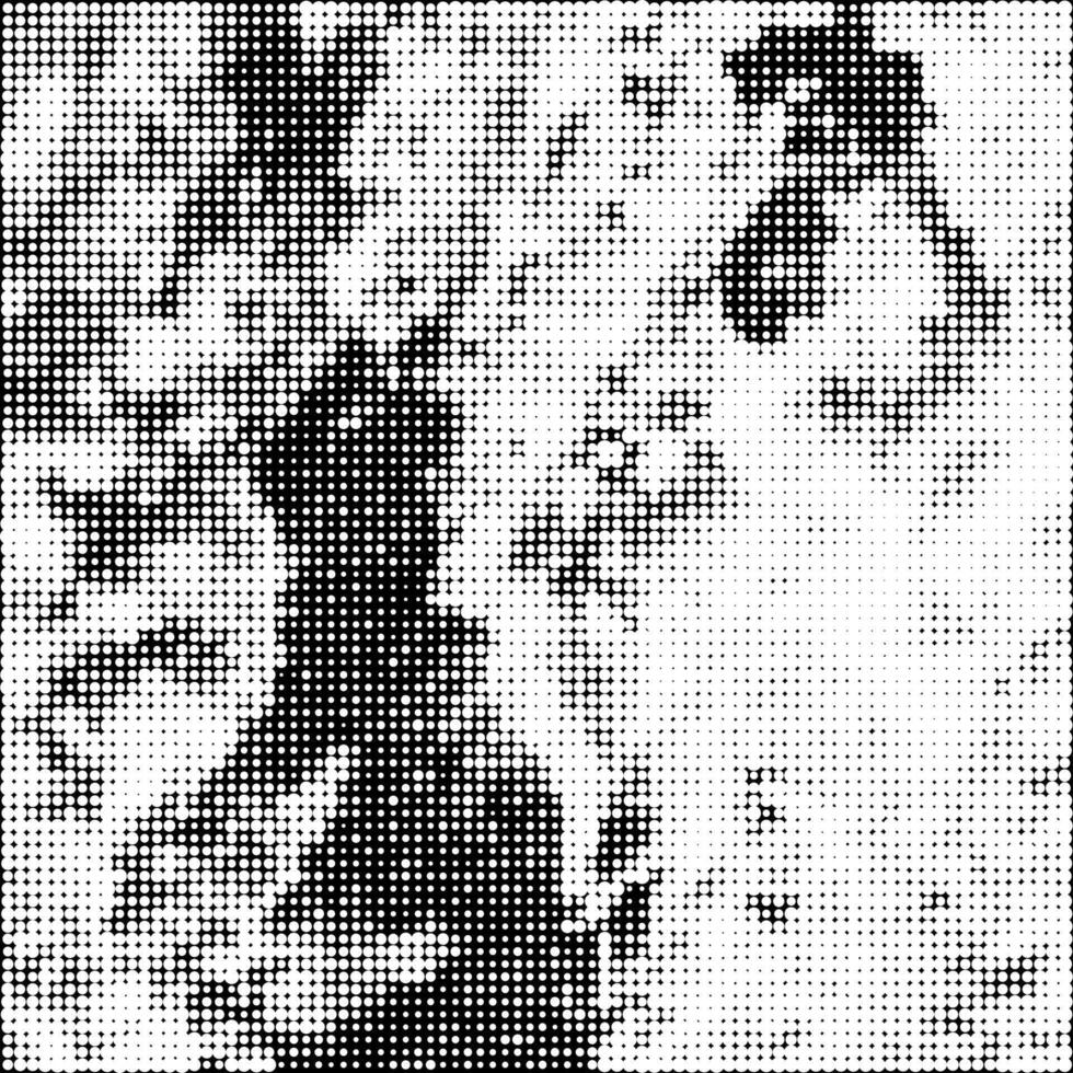 Halftone Pattern. Set of Dots. Dotted Texture on White Background. Overlay Grunge Template. Distress Linear Design. Fade Monochrome Points. Design Pop Art Backdrop. vector