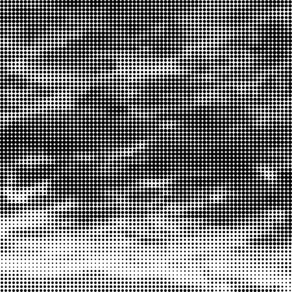 Halftone Pattern. Set of Dots. Dotted Texture on White Background. Overlay Grunge Template. Distress Linear Design. Fade Monochrome Points. Cover Pop Art Backdrop. vector