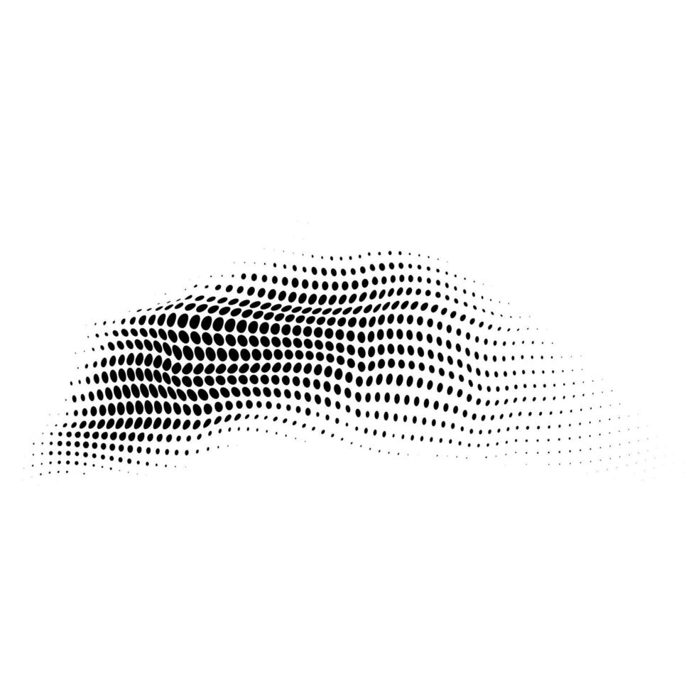 Halftone Pattern. Set of Dots. Dotted Texture on White Background. Overlay Grunge Template. Distress Linear Design. Fade Monochrome Points. Border Pop Art Backdrop. vector