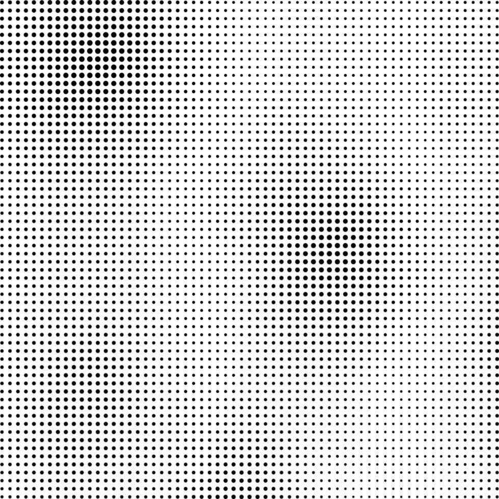 Halftone Pattern. Set of Dots. Dotted Texture on White Background. Overlay Grunge Template. Distress Linear Design. Fade Monochrome Points. Circle Pop Art Backdrop. vector