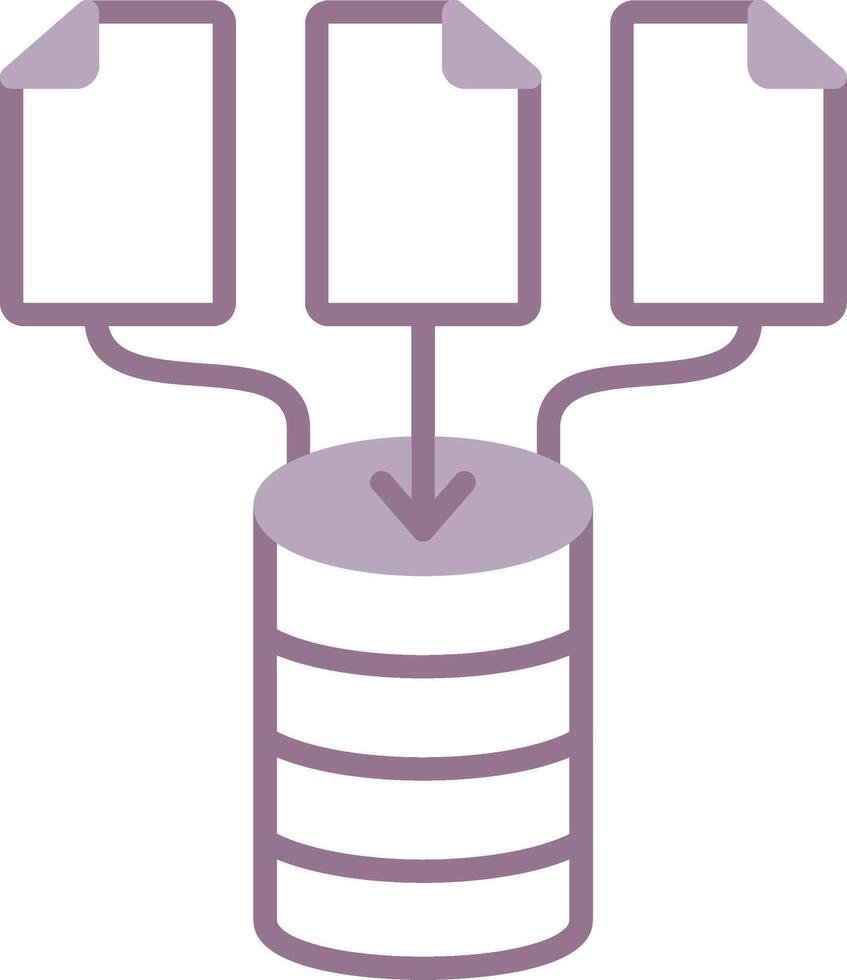 Data Minimal Web Emblem vector