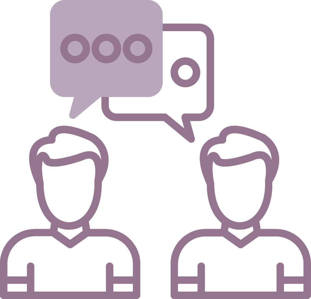 Discussion Simple Sketch Form vector