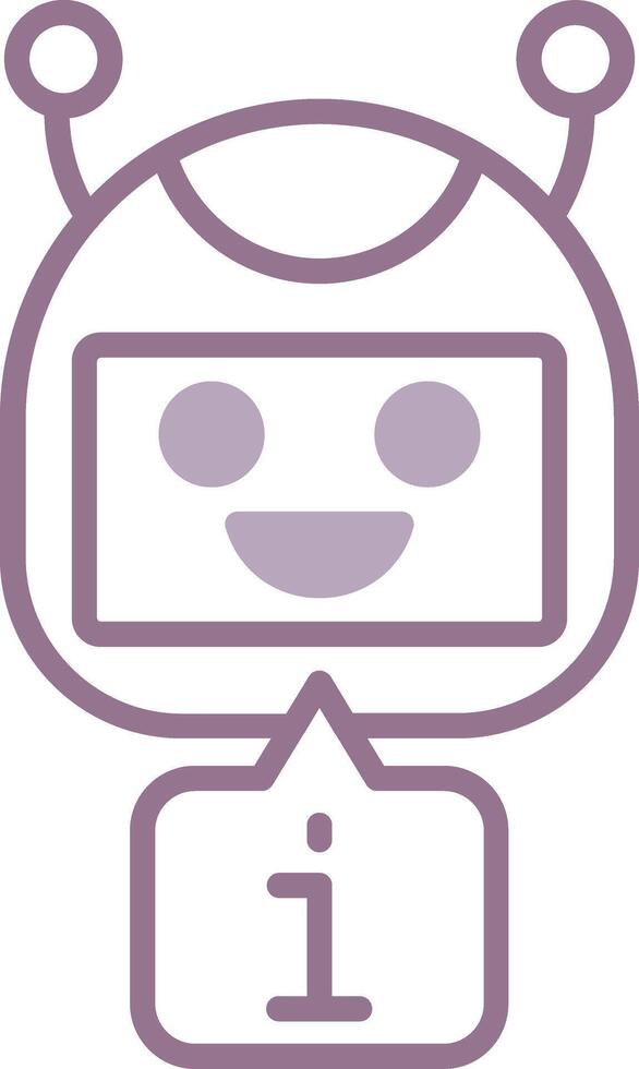 robot sencillo bosquejo formar vector