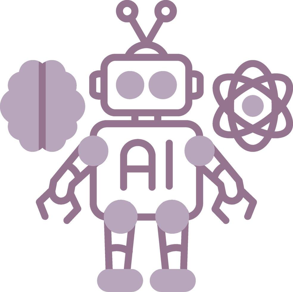 Robot Smart Frame Piece vector