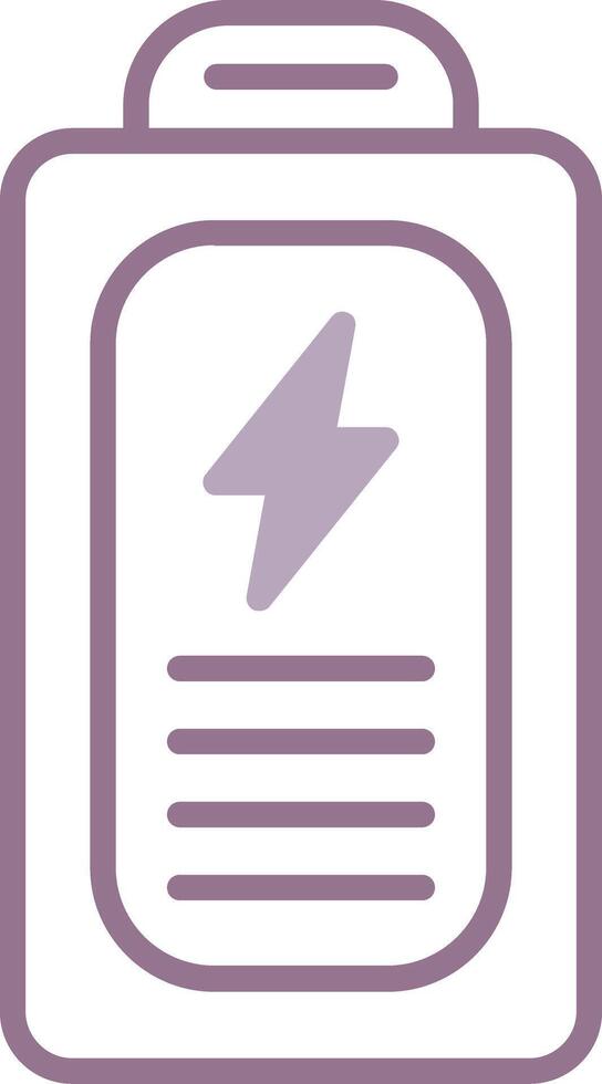 Battery Futuristic Grid Block vector