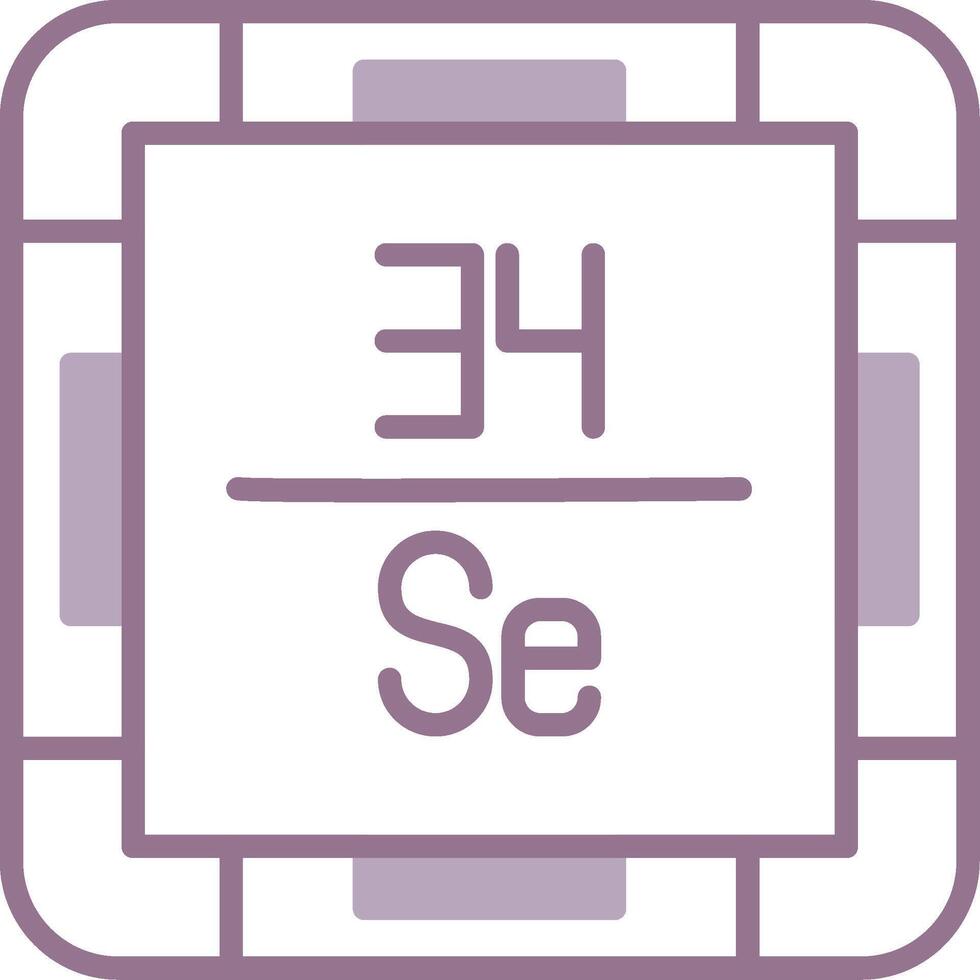 Selenium Minimalist Design Symbol vector