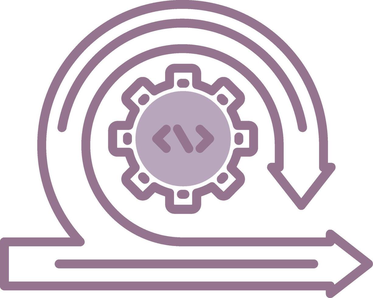 Agile Artistic Frame Mark vector