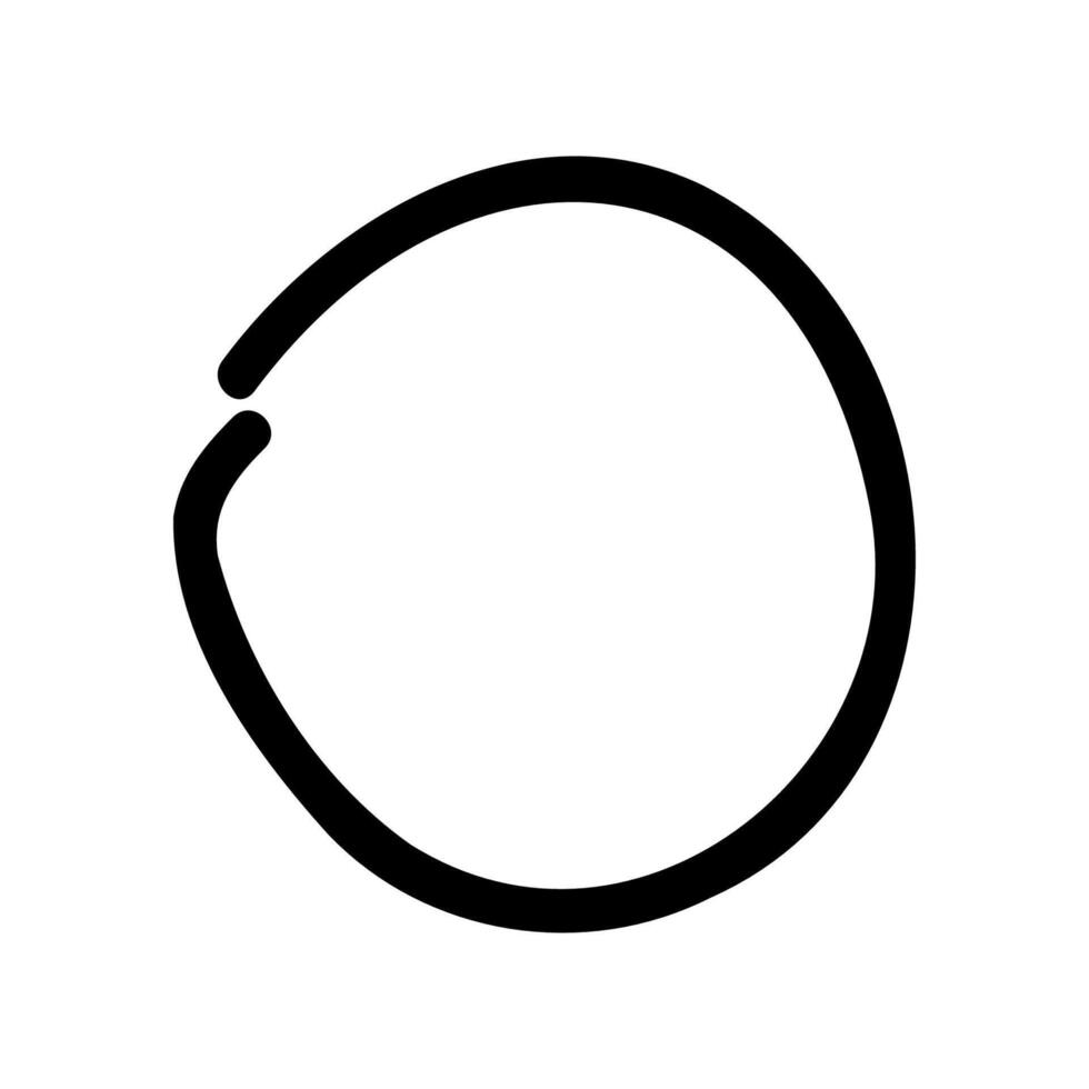 Simple black icon with a theme round stop button vector