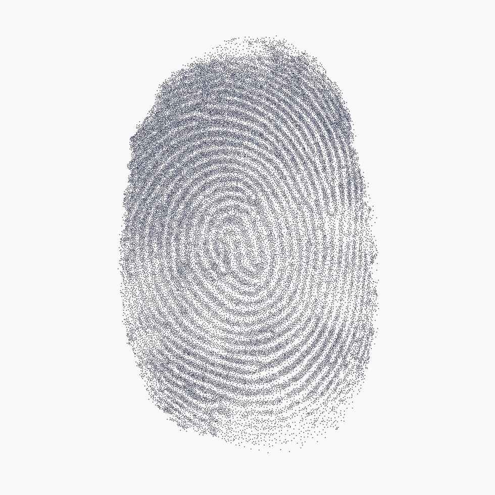 Identification, blue print. Grainy brush object with stipple effects, ink fade, and dusty background. Threshold texture and fine grit marks complete the shape. vector