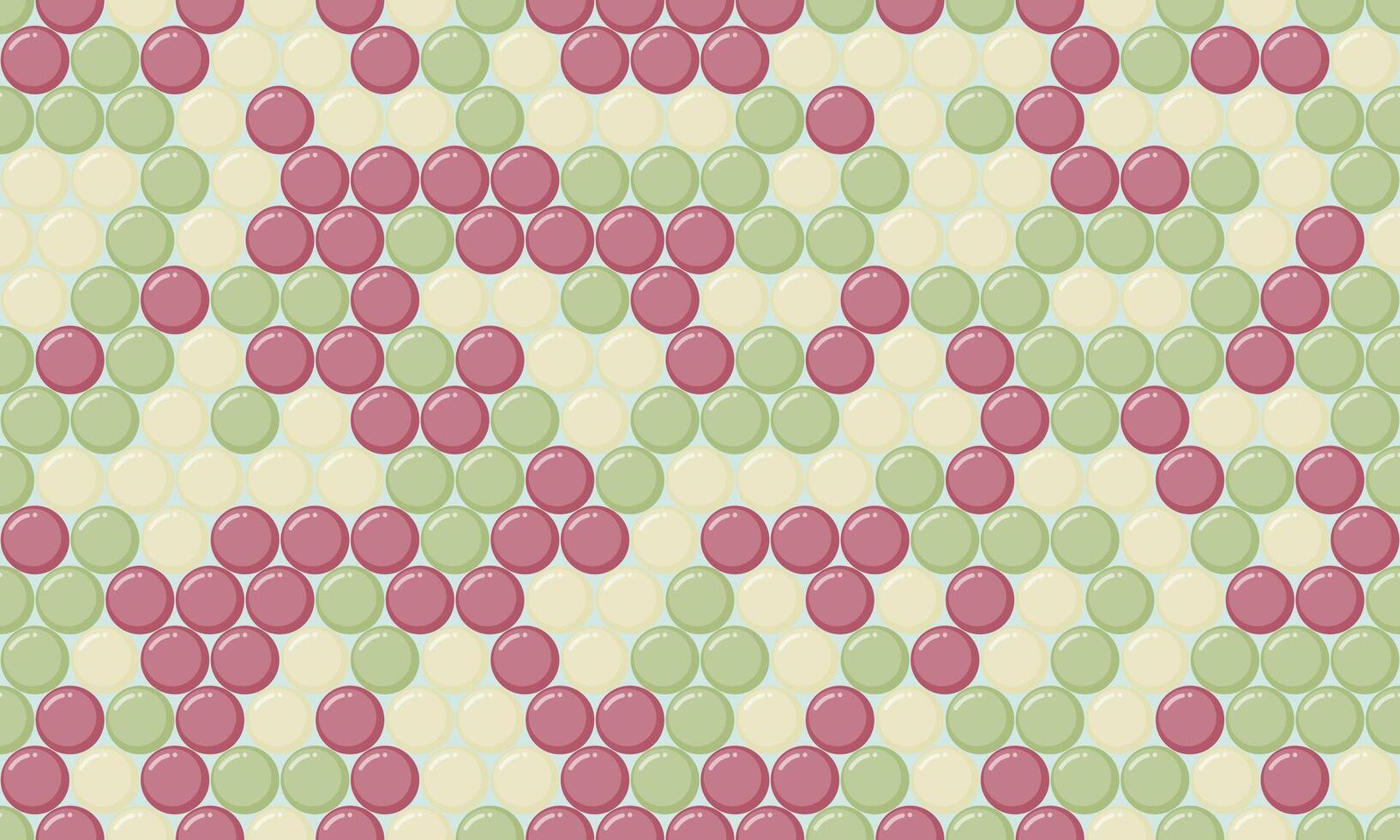Abstract pastel pink and green circle pattern. A seamless texture ideal for backgrounds, website design, textile prints, and more. vector