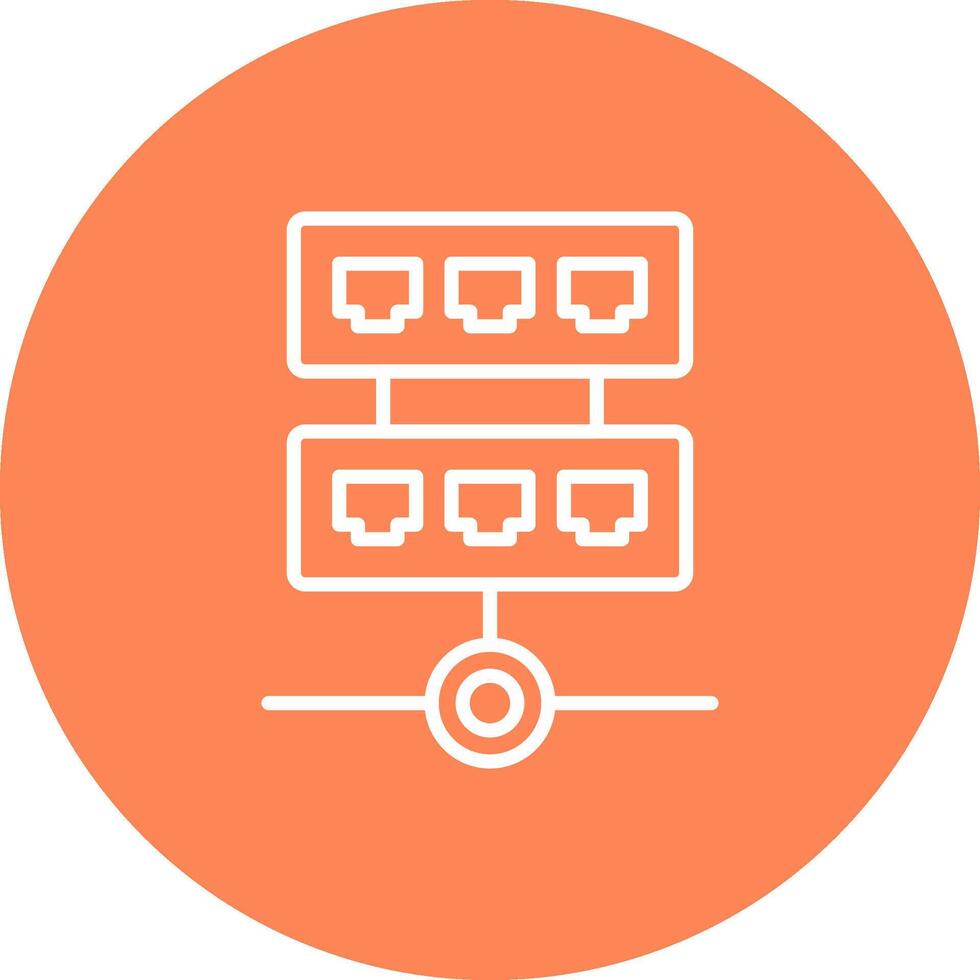 Hub of network connect device vector