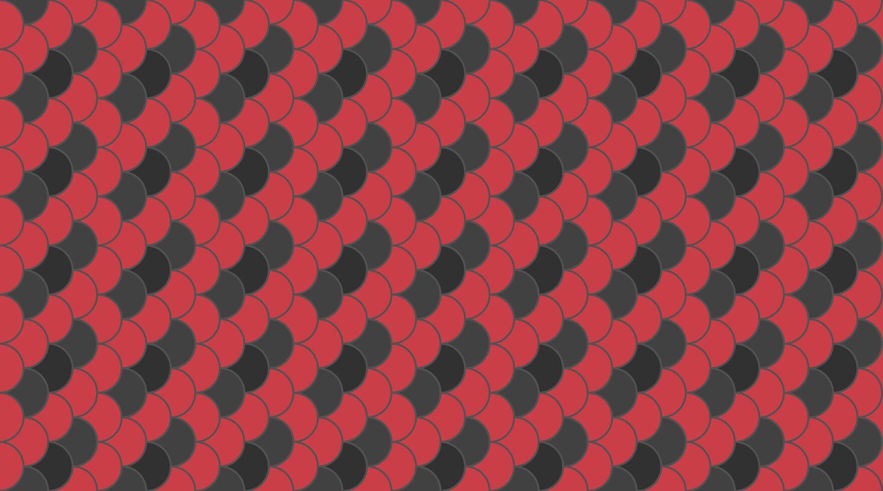 Abstract red and black geometric pattern. Repeating scale design ideal for backgrounds, textures, website design, and print projects. Modern, stylish, and visually engaging. vector