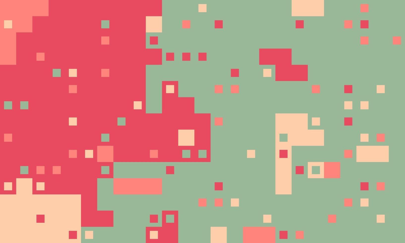 Abstract pixel art background. Muted pastel tones create a calming, modern aesthetic. Ideal for website banners, presentations, or social media graphics. vector