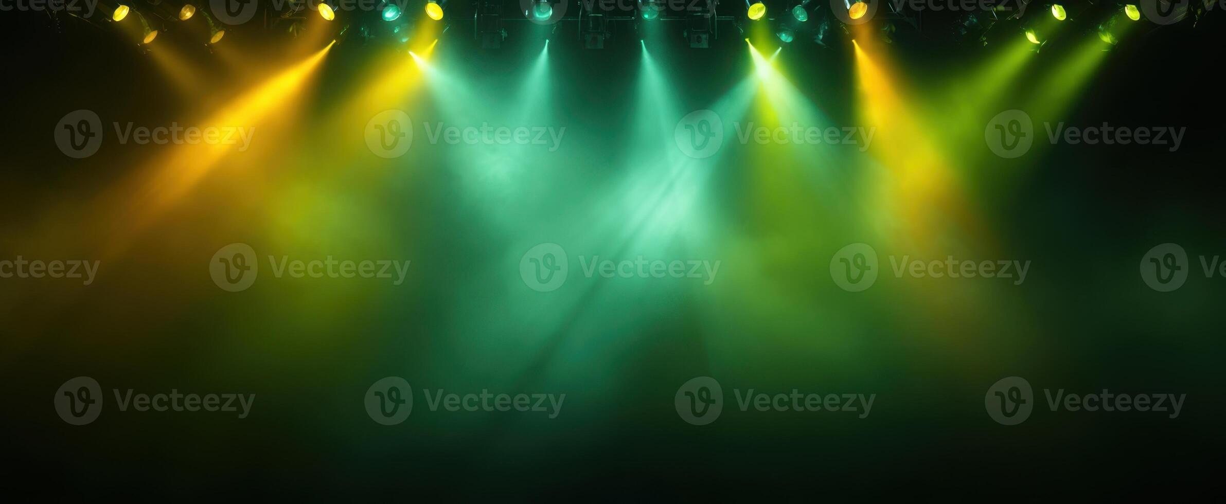 The colorful stage lighting illuminating a dynamic performance atmosphere. photo