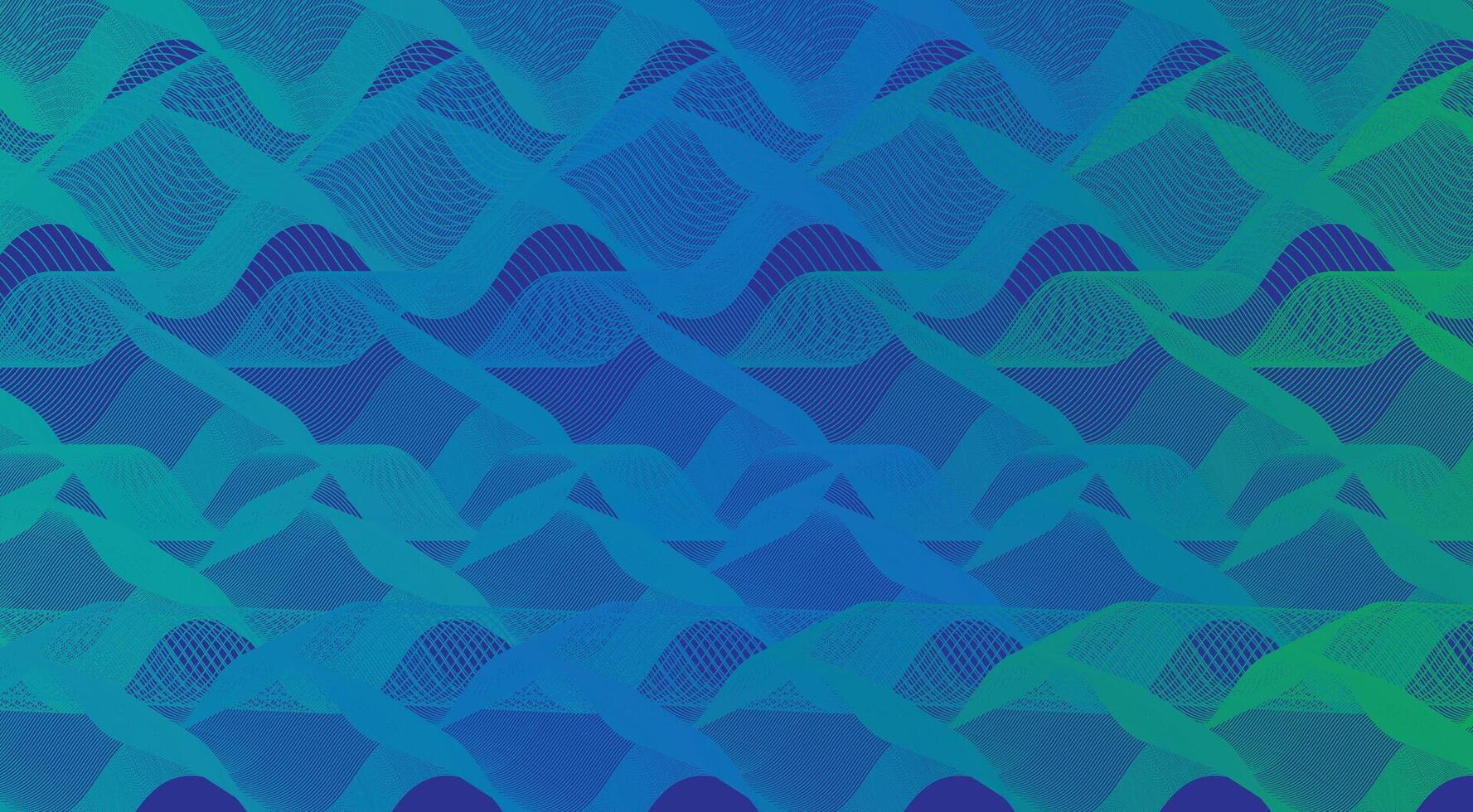 Blend Curved Wavy Lines Abstract Blue Gradient Background Design Illustration vector