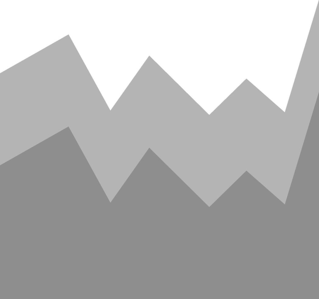 area chart icon. Smooth filled-area glyph for cumulative trend visuals in web and mobile interfaces on a white background. vector