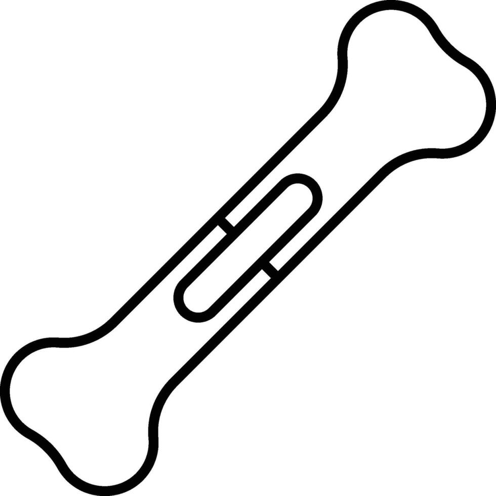 mount, bone, steel, metal icon. Simple thin line, outline of Bone injury icons for UI and UX, website or mobile application vector