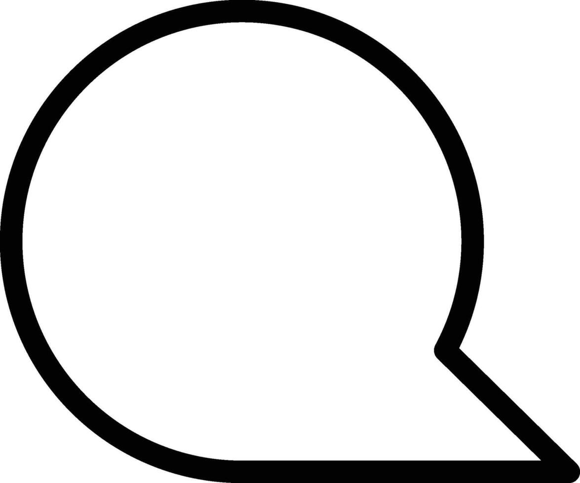 chat with ellipsis icon. Simple thin line, outline of chat bubble icons for UI and UX, website or mobile application on white background vector