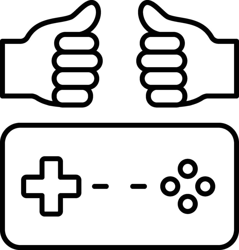 ready, players, game icon. Simple thin line, outline of esport icons for UI and UX, website or mobile application on white background vector