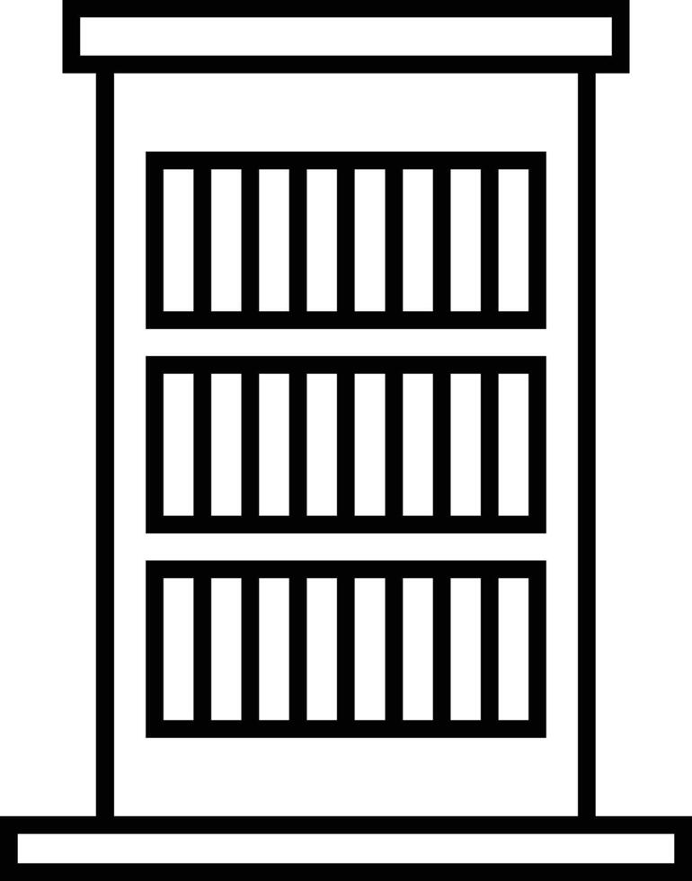 Factory outline icon. Simple outline of building for UI and UX, website or mobile application without background vector