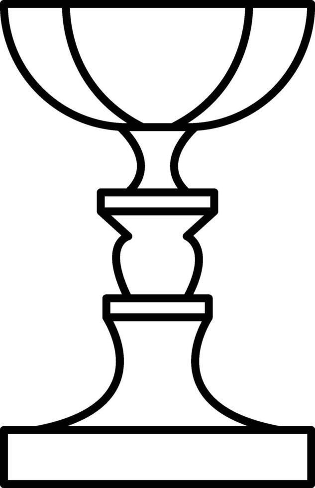 Award, goblet icon. Simple thin line, outline of awards icons for ui and ux, website or mobile application on white background vector
