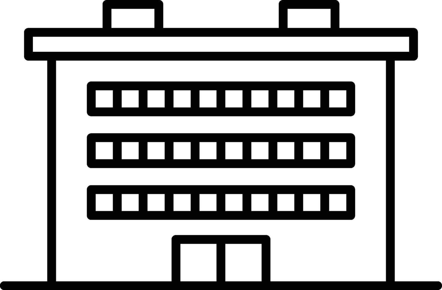 synagogue, building icon. Simple thin line, outline of Buildings icons for UI and UX, website or mobile application on dark blue gradient background on the background of a light map vector