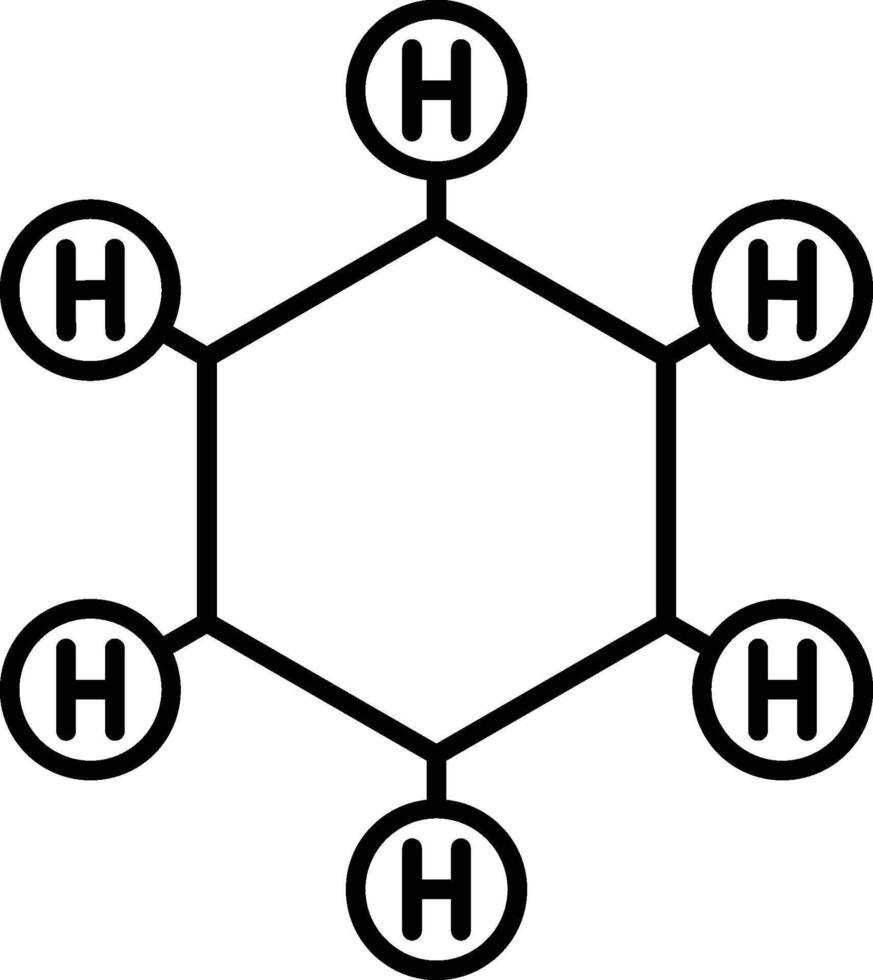 molecules iconicon. Simple thin line, outline of Biology icons for UI and UX, website or mobile application on white background vector