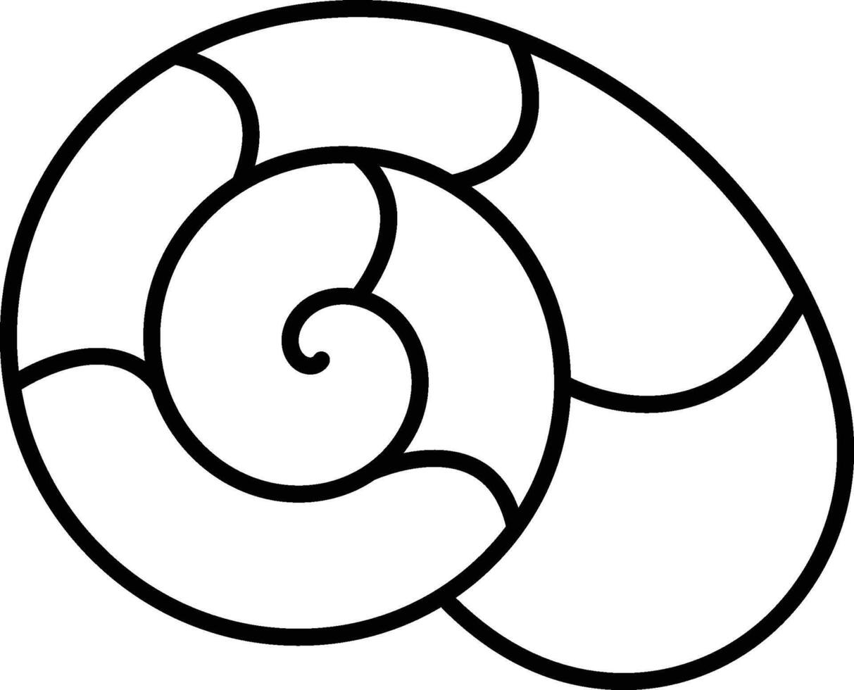snails iconicon. Simple thin line, outline of Biology icons for UI and UX, website or mobile application on white background vector
